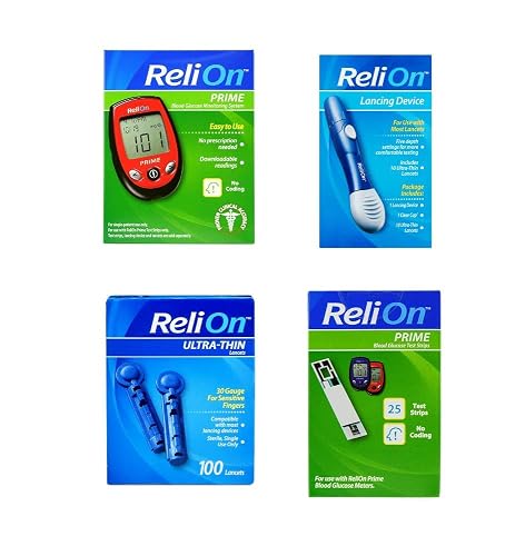 Relion Innolet ReliOn Prime Blood Glucose Monitoring System | Relion Lancing Device ...