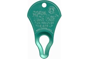 THE TICK KEY The Original Tick Key - Tick Detaching Device - Portable, Safe and Highly Effective Tick Detaching Tool (Sea Foam)