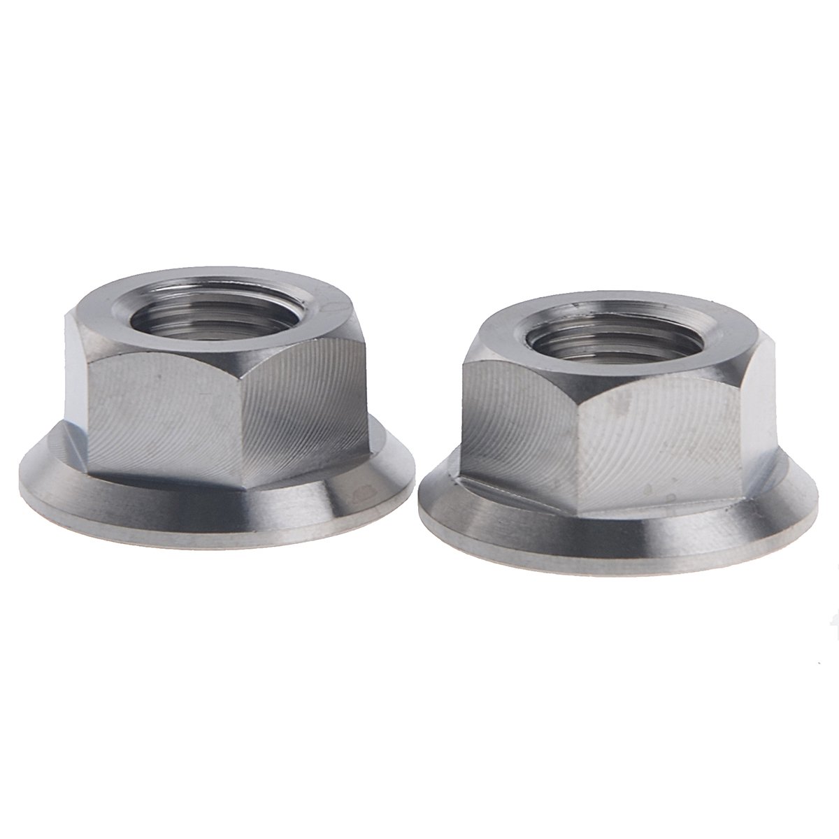 M14x1.5mm TC4 Titanium Ti Flange Nut DIN 6923 for Bolt Screw Fastener