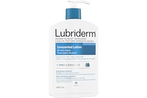 Lubriderm Unfragranced Moisturizing Hand and Body Lotion, 480ml