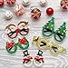 JAYKIDS 16PCS Christmas Glasses Party Favors Christmas Tree Hanging Ornaments Decorations Photo Booth Props Xmas Party Decorations Eyeglasses Frame for Christmas Holiday Party Supplies