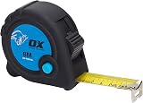 OX Tools OX Trade 8m Tape Measure Metric Only Black Blue