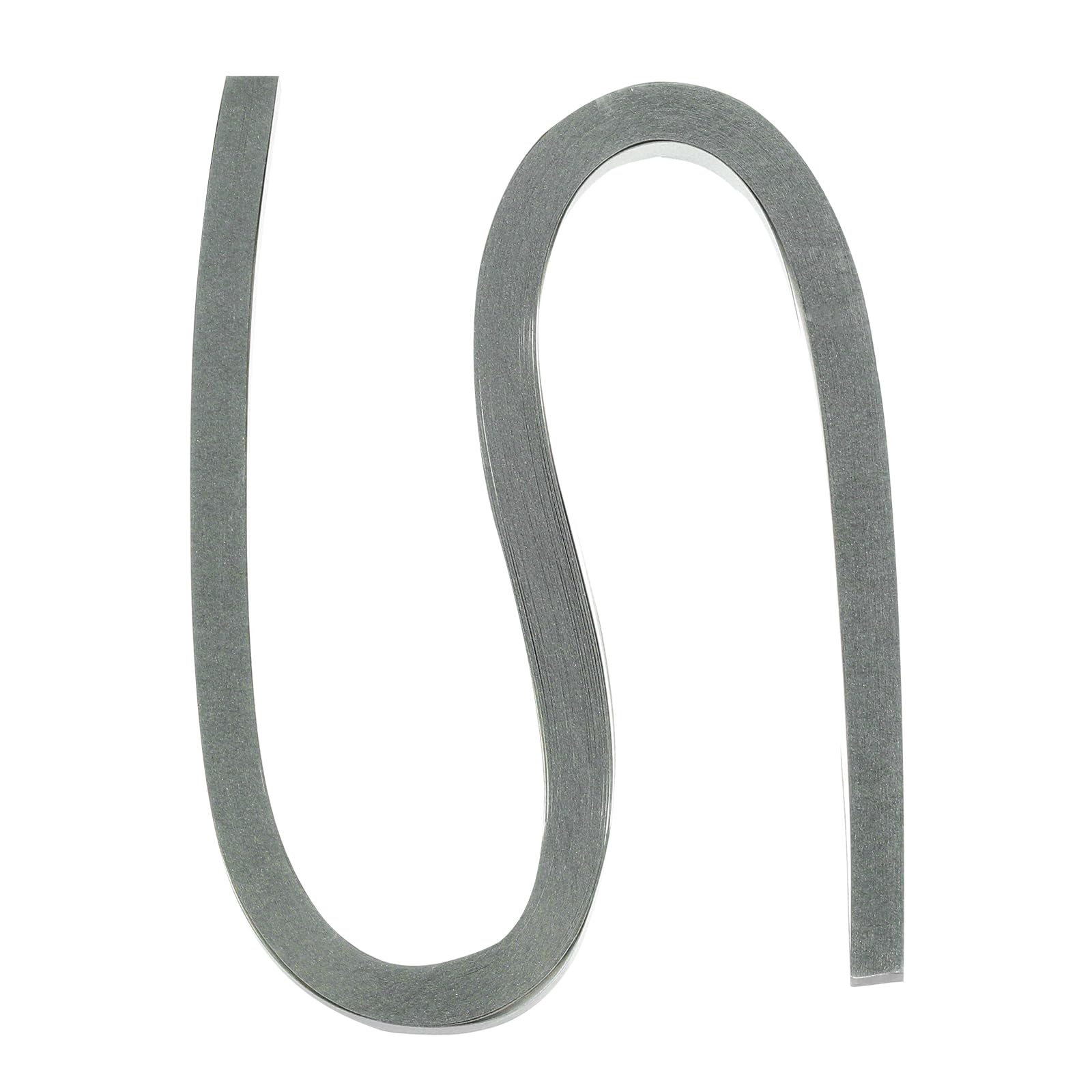 PATIKIL 60pcs Metallic Quilling Strips Paper 1cm x 54cm Origami Paper Quilling Kits for Adults Beginner Art DIY Craft Christmas, Grey