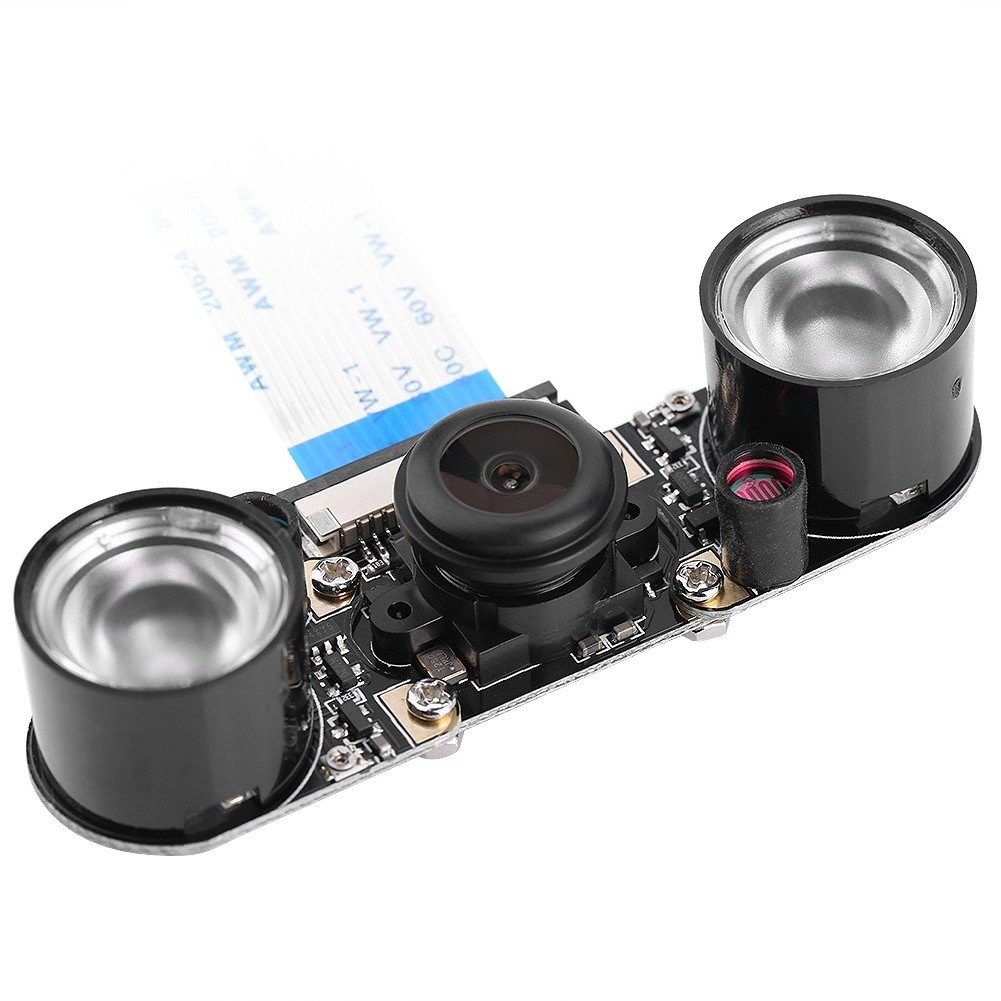 Camera Module, Wide Angle Fisheye Lens With Fill Light,Day and Night Vision IR-Cut Video Camera For 3/2/B