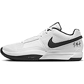 Ja 1 (Team Bank) Basketball Shoes (FV1303-100, White/White/Black) Size 4.5