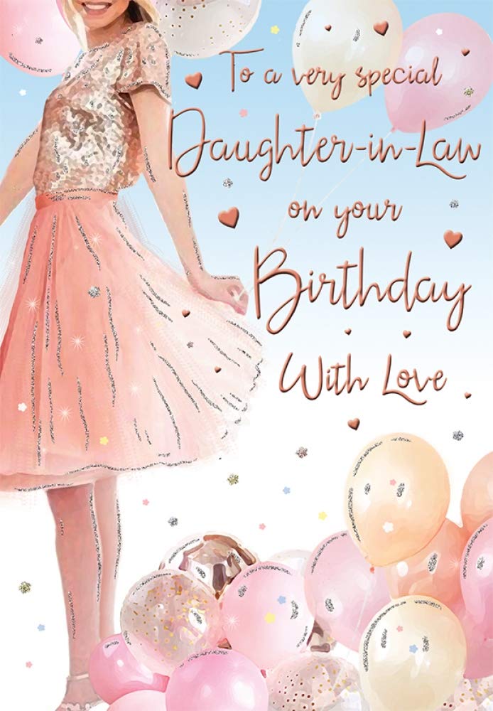 Birthday Card Daughter in Law - 9 x 6 inches - Regal Publishing, C80438