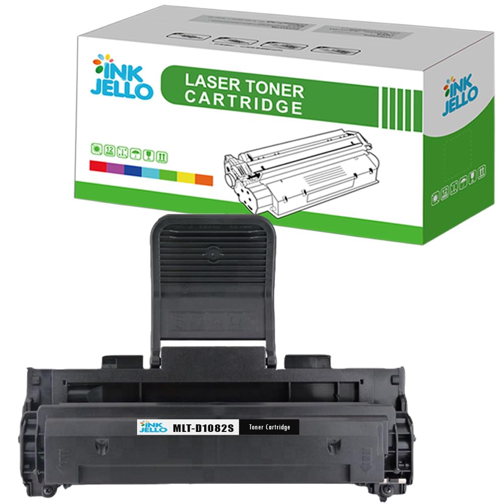 Inkjello Compatible Toner Cartridges Replacement for Samsung ML-1640 ML-2240 ML-2241 MLT-D1082S (Black, 1-Pack)