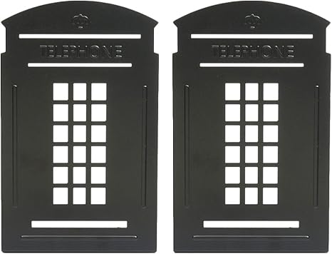 Amazon Co Jp Homecoi ブックエンド ブックスタンド ブックエンド 本立て 電話ボックス型 文房具収納ケース オフィス用品 ファイルキャビネット 雑誌 新聞 書類収納 実用性 コンパクト おしゃれ 可愛い ブラック ブルー 2枚セット ブラック ホーム キッチン