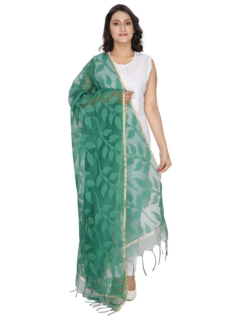 devam women's cotton silk banarsi jacqard dupatta (lh-357_free size)