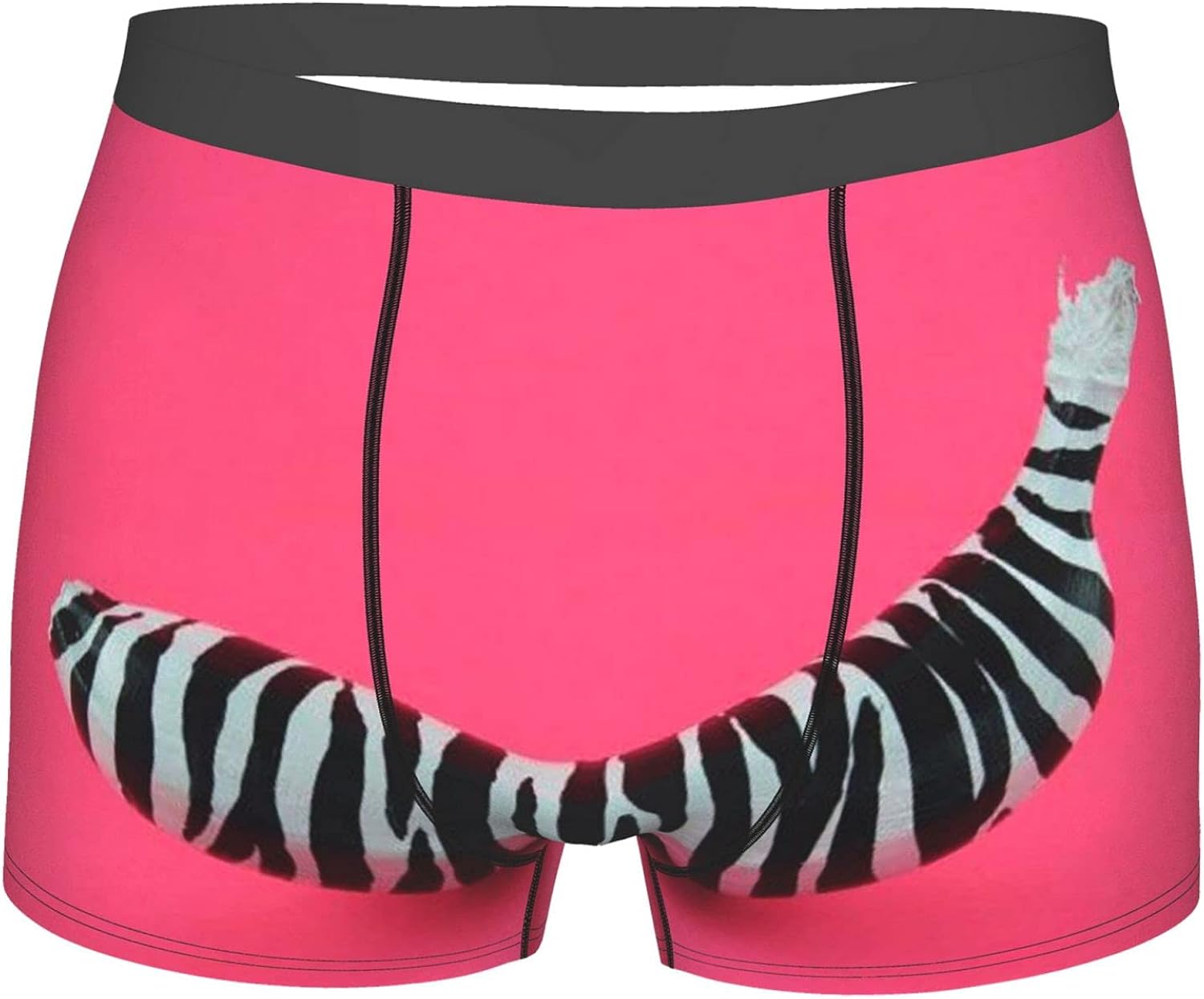 Mens Boxer Briefs Zebra Banana Underwear Breathable Boxer Briefs at