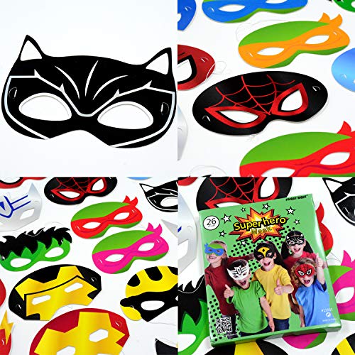 1 WEEPA+Superhero+Party+Cosplay+Supplies