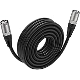 Ethercon Cable, Shielded Cat 5e Ethernet, Silvery, 1, 35FT | Compatible with EtherCON RJ45 Connectors, Professional Audio, Video and Networking Applications