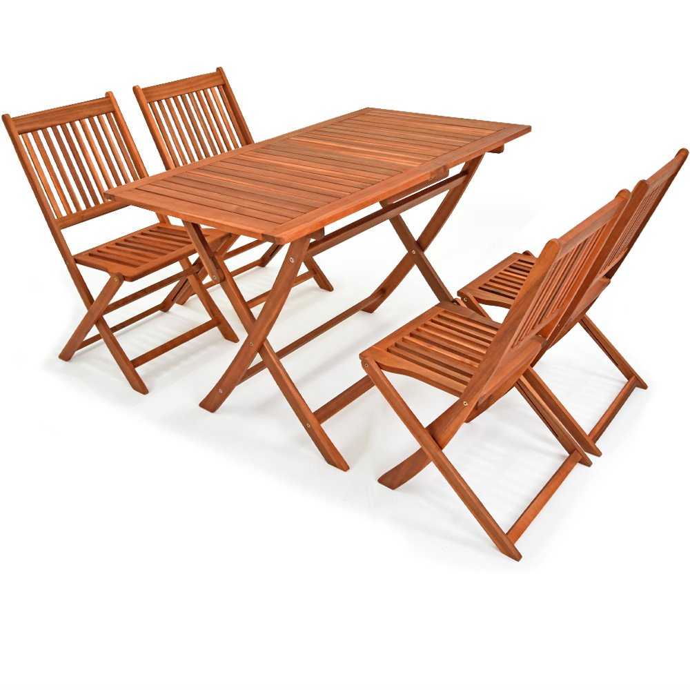 Deuba Wooden Garden Furniture Dining Set Sydney Light FSC®Certified