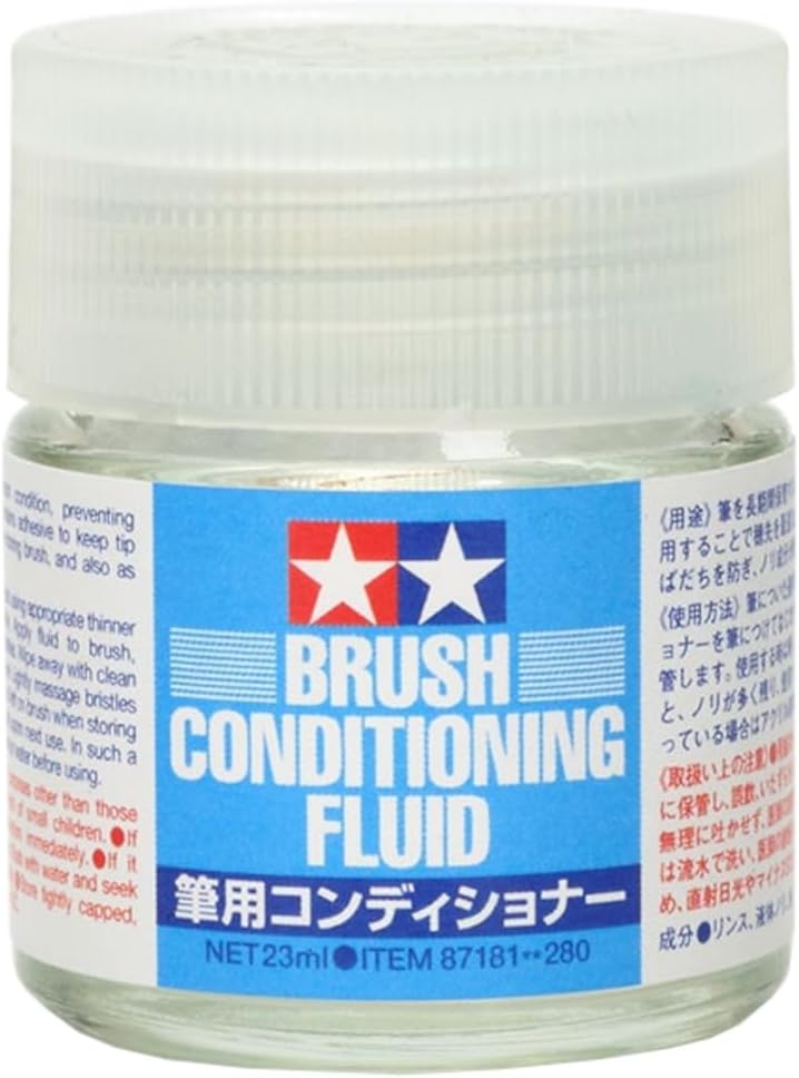 Tamiya 87181 Brush Conditioning Fluid 23ml for Model Brushes