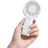 HandFan Handheld Mini Fan, Next Generation Small Fans Portable [8.5H Runtime] with Powerful High Speed Turbo Motor, USB Rechargeable, Pocket Design for Travel/Summer/Concerts/Lash, Gifts for Women