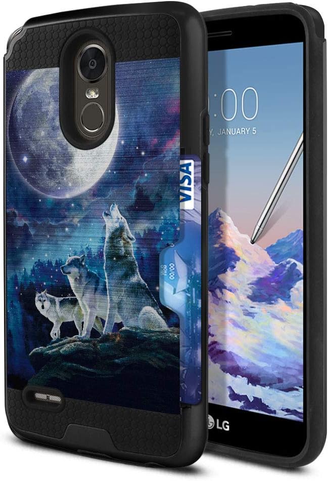 Best wolf phone case for lg stylo 3
