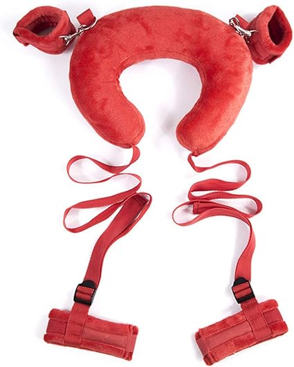 Amazon Com Guanhuiii Red Yoga Bed Sponge Pillow R E Str A Int B ō N D A G E Str A Ps For Him Or Her Sports Outdoors