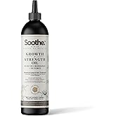Soothe au Naturel Hair Growth Oil – Infused with Rosemary, Castor Oil, Biotin, Pumpkin Seed – DHT Blocker – Non-Greasy Hair Loss & Thinning Support for Men & Women – Scalp Serum for Dry Scalps 240ml