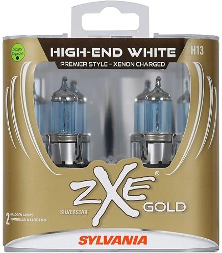 こう Amazon.com: SYLVANIA - H13 (9008) SilverStar zXe Gold High