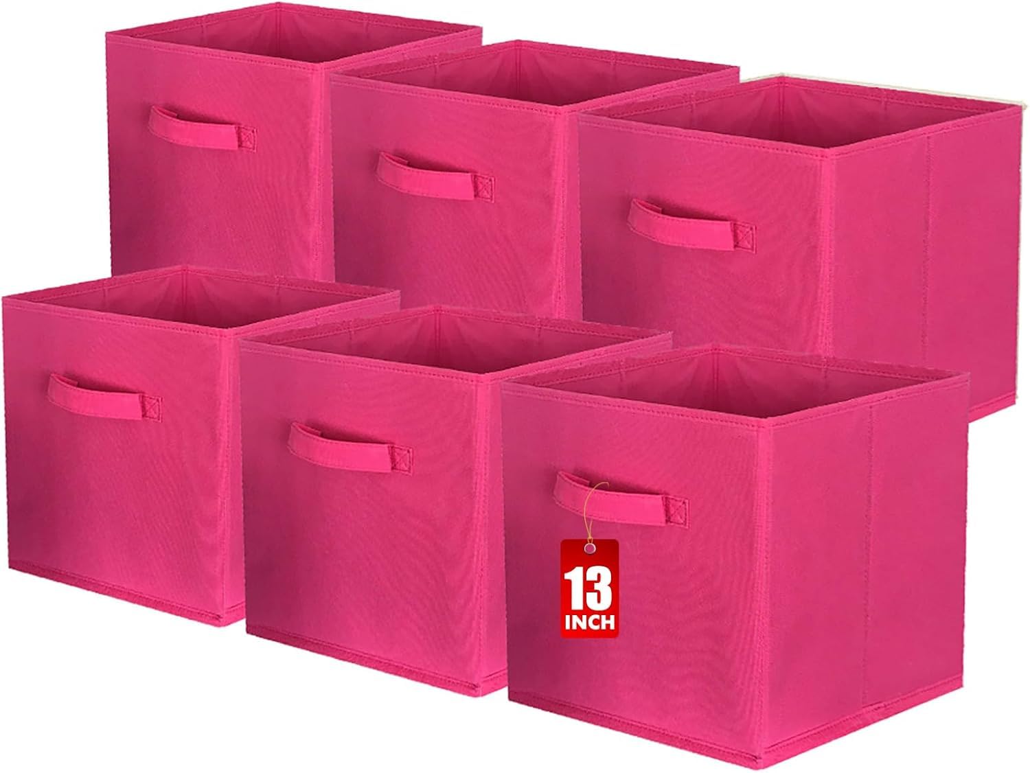 powerking Cube Storage Boxes, Foldable Fabric Storage Bins And Cloth Storage Organizer Drawer For Shelves, Closet And Toys Storage, 33 X 33 X 33 CM
