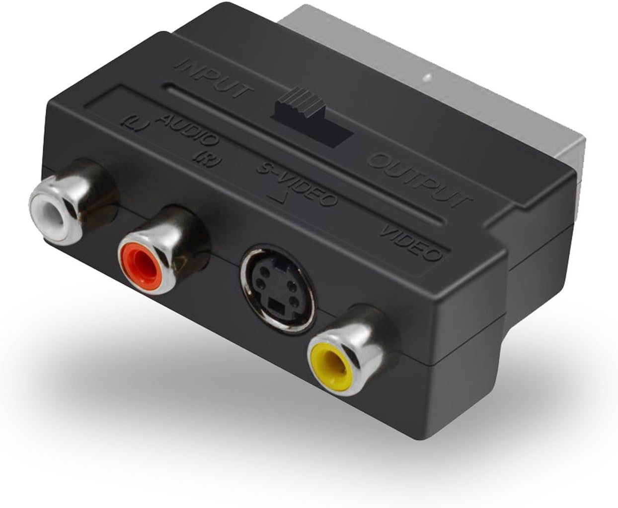 Adaptador Scart Cables RCA Compatible con Windows 10 Mac/VHS/Tarjeta de