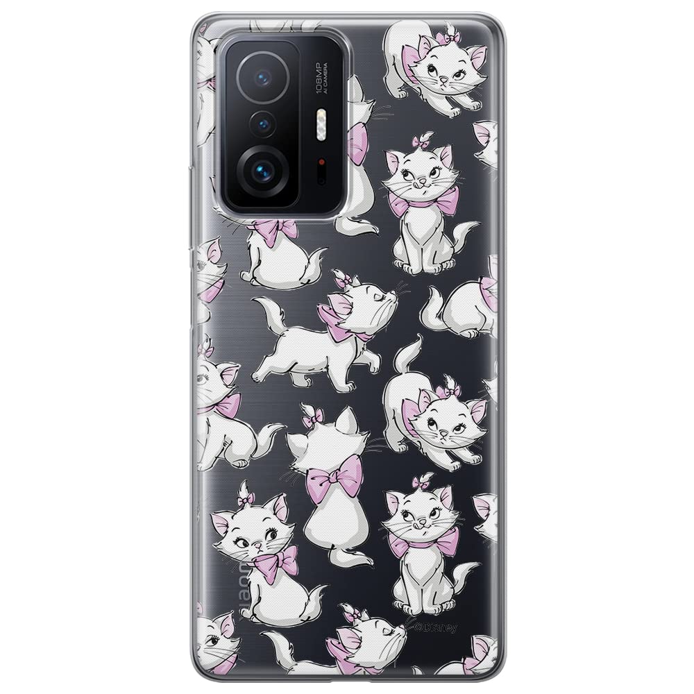 ERT GROUP mobile phone case for Xiaomi 11T 5G / 11T PRO 5G original and officially Licensed Disney pattern Marie 003 optimally adapted to the shape of the mobile phone, partially transparent