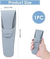WrteEase Travel Silicone Razor Case Portable Shaver Cover Waterproof Organizer view 2