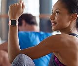 Fitbit Versa Health Fitness Smartwatch Heart Rate Music Swim Tracking Peach view 7