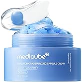 medicube Capsule Cream with Hyaluronic Acid | 120H Lasting Hydration, Barrier Care, Calming Daily Facial Moisturizer For All Skin Types | Panthenol & Ceramides | Korean Skincare, 1.94 oz