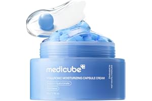medicube Hyaluronic Acid Capsule Cream | 120H Long-Lasting Hydration, Barrier Care & Calming Daily Facial Moisturizer For All Skin Types | With Hyaluronic Acid, Panthenol & Ceramides | Korean Skincare