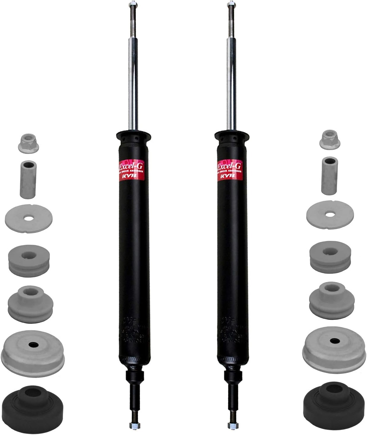 Rear Shock Absorbers & Upper Mount Kits KYB ExcelG for BMW E82 E88 E90 E91 Automotive