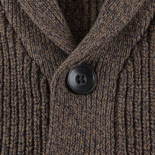 men's button down sweater with pockets