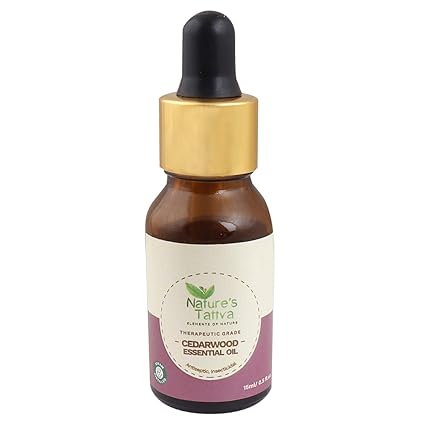 Nature's Tattva Cedarwood Essential Oil, Therapeutic grade, 15ml