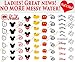 Clear Vinyl Cut, Peel and Stick Nail Art Decals/Stickers by DimOxy Designs Themed for Mickey (Ver.2) Lovers.