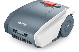 Kowoll Robot Lawn Mower with GPS Navigation, Automatic Lawn Mower mow up to 1/4 Acre, Path Planning Mowing, Self-Charging, with Rain Sensor, APP Bluetooth WiFi Control with Schedule