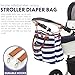 Diaper Bag - Baby Shower Gifts - Nappy Bag - Designer Diaper Purse - Baby Stroller Bag - Baby Machine Washable Travel Diaper Tote Bags for Moms and Girls (Blue)