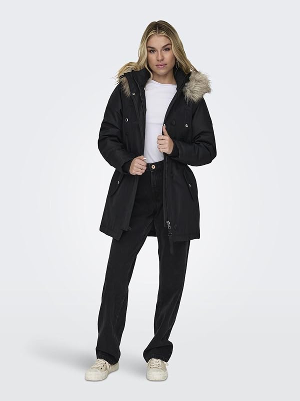 Only Girl Parka Lang 134black Homme Baskets de running, Blanc Bright White Oil Blue, 45 EU