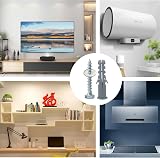 Lemiyoo 188 Pcs Screws And Wall Plugs Set Heavy Duty Mix M5 6 8 10 Anchors view 7