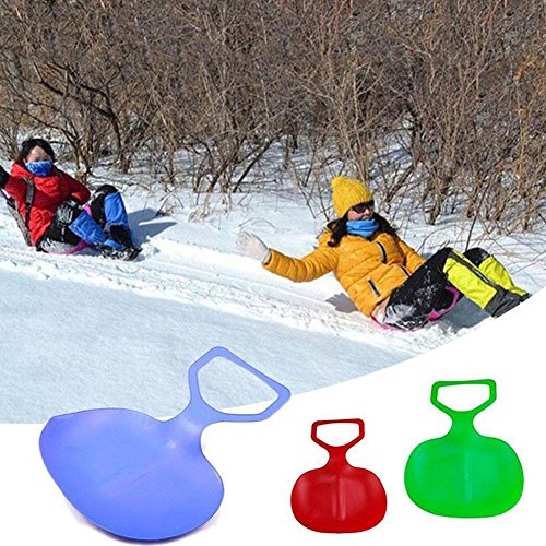 Gracefulvara Outdoor Winter Plastic Skiing Boards Sled Luge Snow Grass Sand - Thumbnail 3