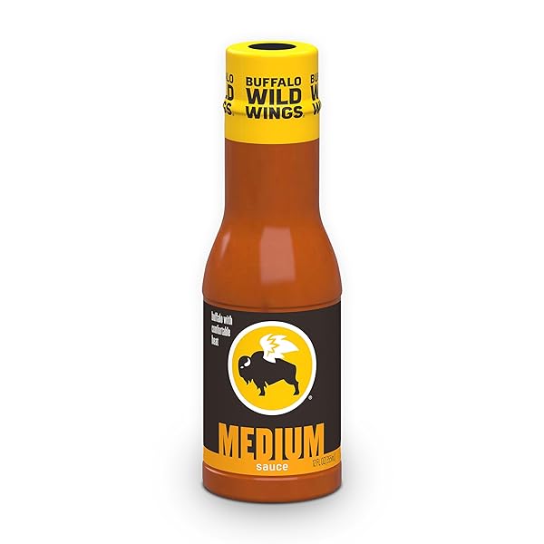 BUFFALO WILD WINGS MEDIUM BUFFALO SAUCE, 12 FL....