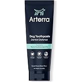 Arterra Remineralizing Dog Toothpaste with Nano-Hydroxyapatite, 3oz | Vet-Grade, Reverses Early Stage Decay, Cleans Teeth, Prevents Tartar, Freshens Breath, Plant-Based, Peanut Butter Flavor