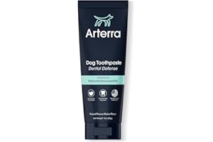 Remineralizing Dog Toothpaste – Vet-Grade, with Nano-Hydroxyapatite, Reverses Early-Stage Decay, Cleans Teeth, Reduces Tartar, Freshens Breath by Arterra Pet Science, Plant-Based, Natural Flavor, 3oz