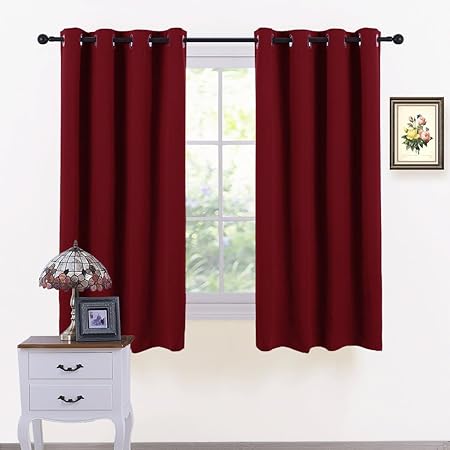 Pony Dance Eyelet Thermal Curtains 54 Drop Blackout Curtain For