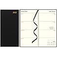 Letts of London® Signature 2025 Weekly/Monthly Planner, 12 Months, January to December, Bonded Leather, Slim Size, 6.625" x 3