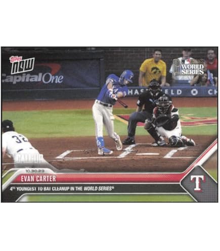 Amazon.com: TEXAS RANGERS WS CHAMPS 2023 Topps NOW #1078
