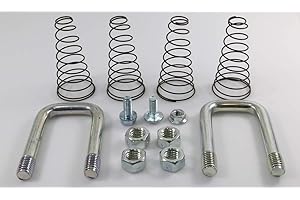 USAReplacementparts 1900-2-1600 Replacement | Safety Chain Trailer U-Bolt Kit for B&W Gooseneck Turnover Ball Hitches | Trailer Powder Coated Alloy Steel U-Bolt Hitch - Made in USA