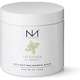 Niven Morgan Lavender Mint Dead Sea, & Epsom Soak Bath Salt and Spa Mineral Scrub 18 oz.