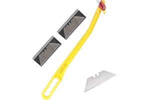 IRWPITW Hay Knife, 29" Hayknife and 20 Blades, Net Wrap & Baling Twine Cutter, Open Big Hay Bale Tool, Cutting Round Hay Net, Cut Mesh, Hay String, Livestock Farmer Knife for Horse Cow Goat Cattle Farm