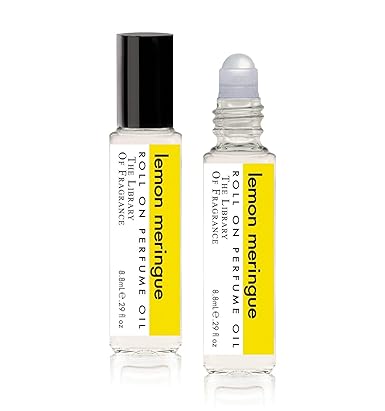 The Library of Fragrance Roll On Perfume Lemon Meringue - 8.8 ml.
