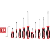 CRAFTSMAN Screwdriver Set, 12 Pc, Includes Flat Head and Phillips Screwdrivers, Offset, Magnetizer/Demagnetizer (CMHT65130)